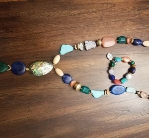 Gorgeous Chico's Necklace and Bracelet set